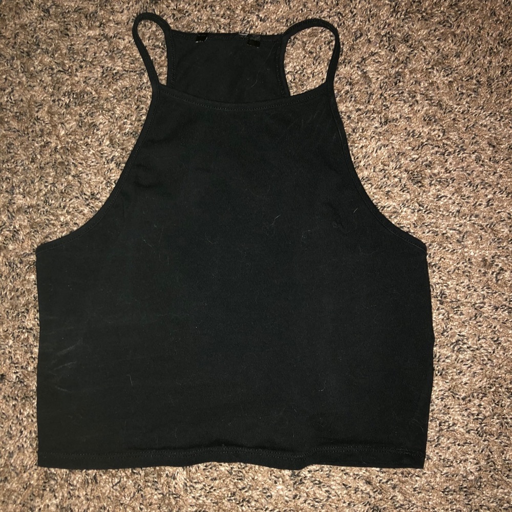 High neck crop top!